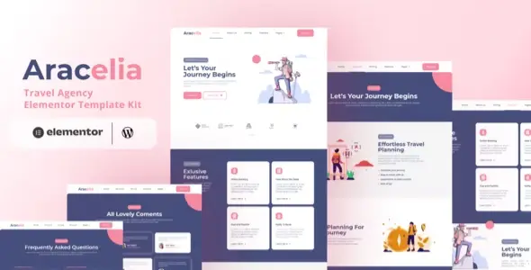 Aracelia โ Travel Agency Elementor Template Kit