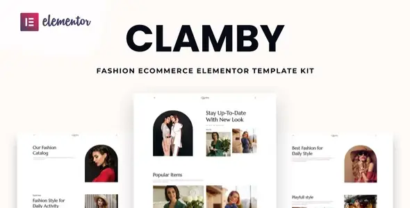 Clamby โ Fashion Ecommerce Elementor Template Kit